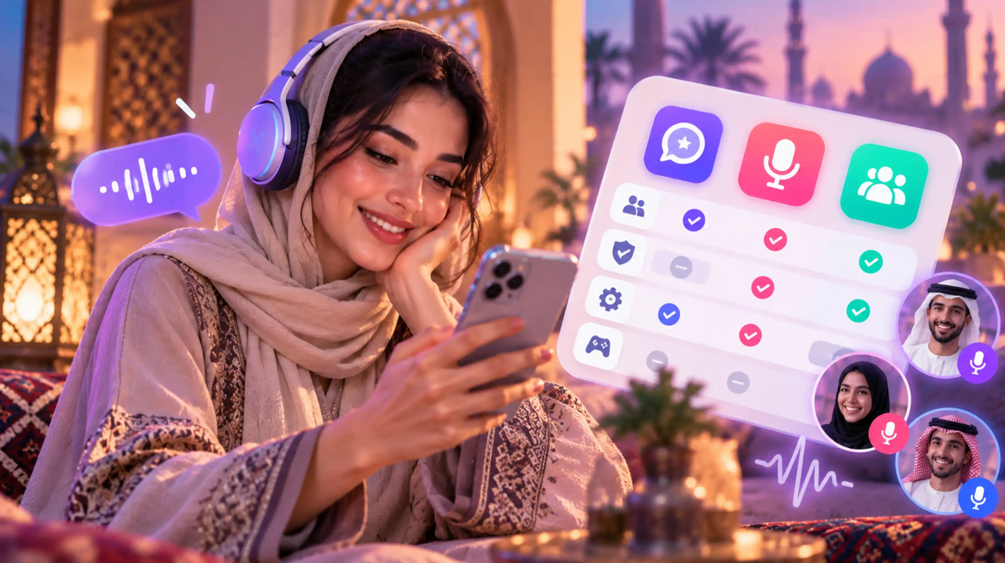 كيف تختار تطبيق دردشة صوتية بالعربية؟ قائمة مقارنة عملية