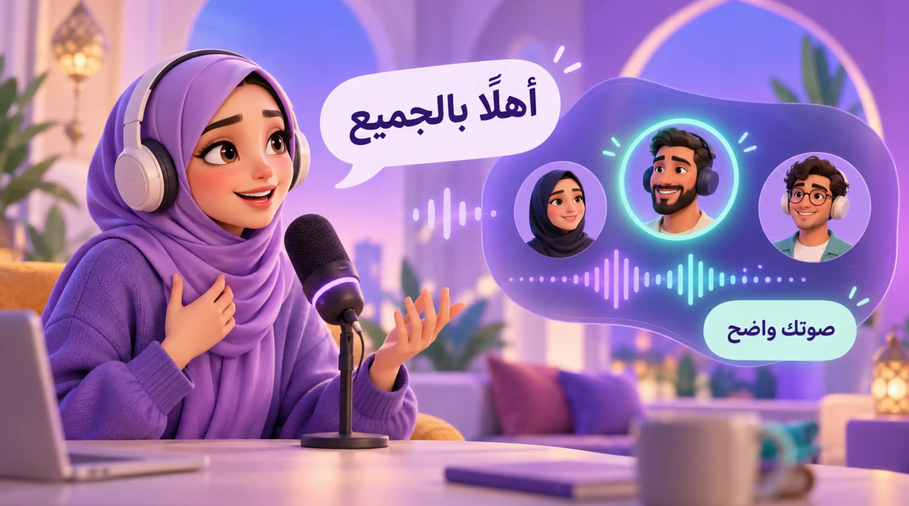 أول مرة على المايك؟ عبارات عربية بسيطة لبدء الحديث