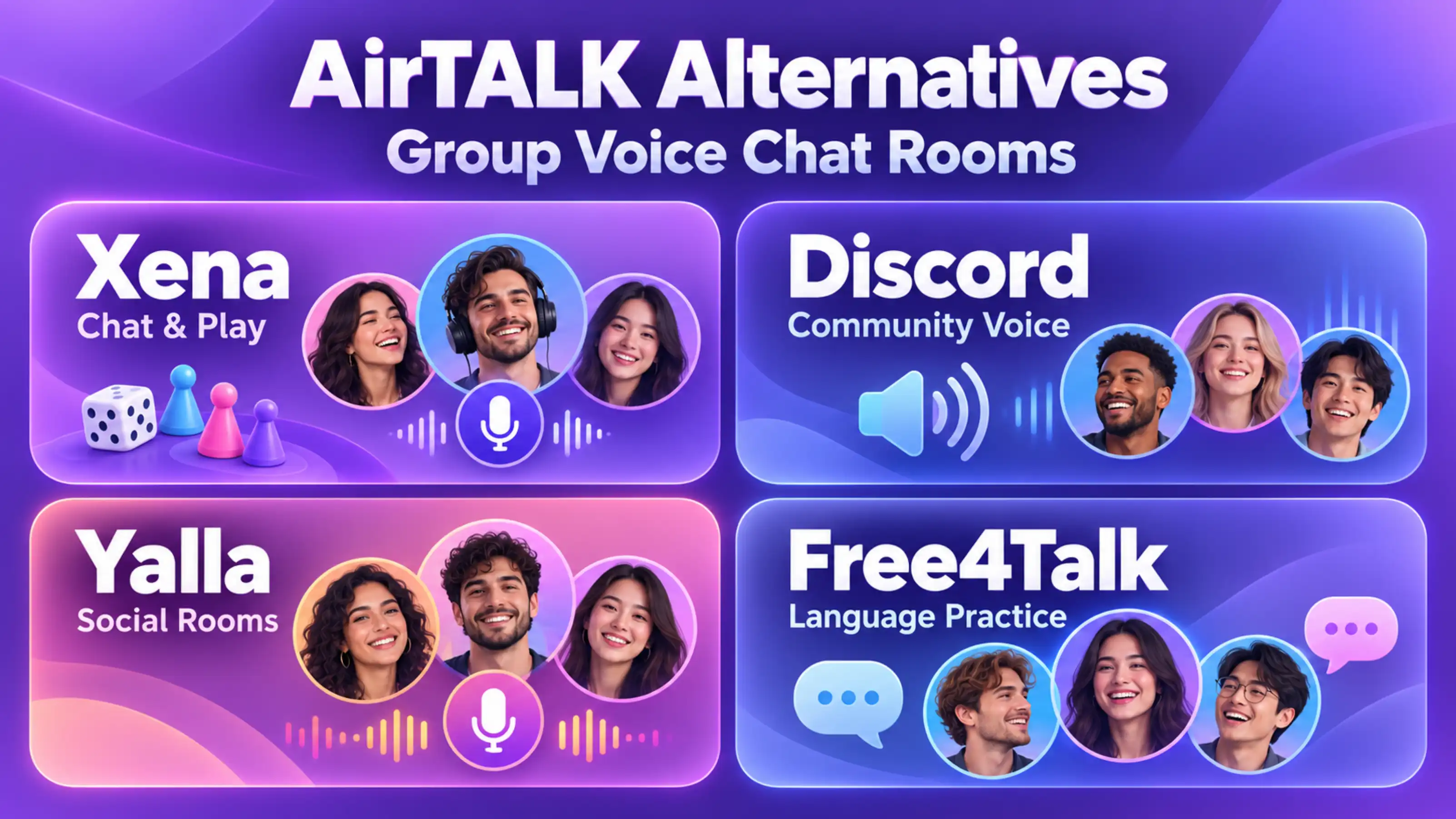 AirTALK Alternatives for Group Voice Chat Rooms